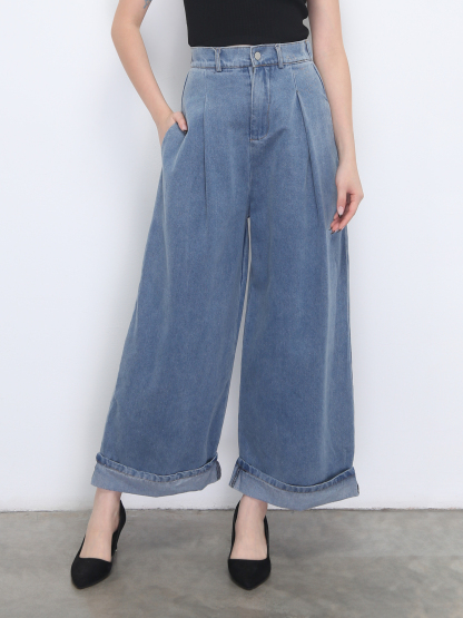 Denim Long Pants 35989