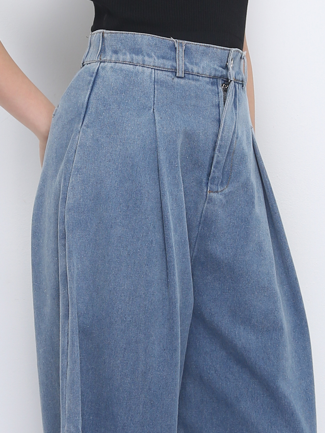 Denim Long Pants 35989