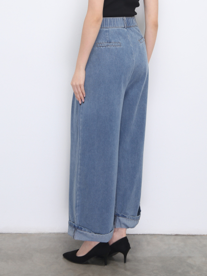 Denim Long Pants 35989