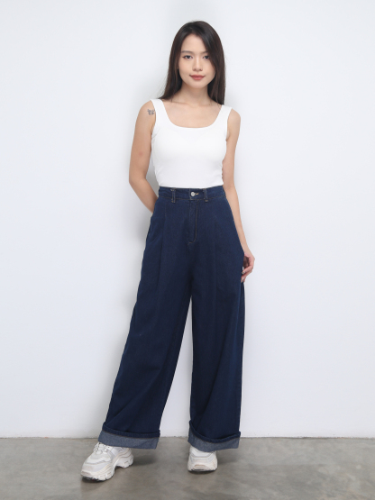 Denim Long Pants 35989