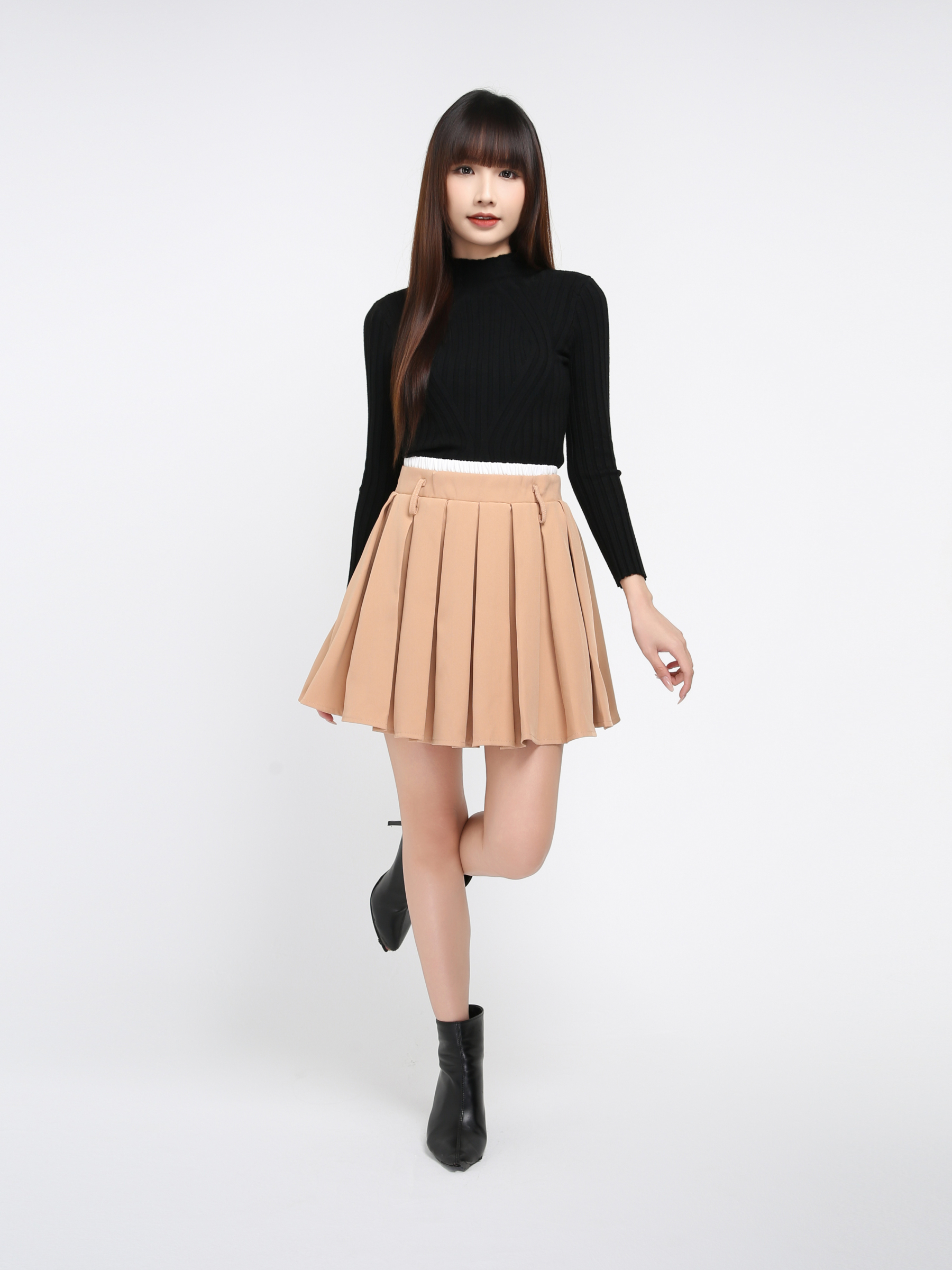 Pleated SKirt Pants 35991