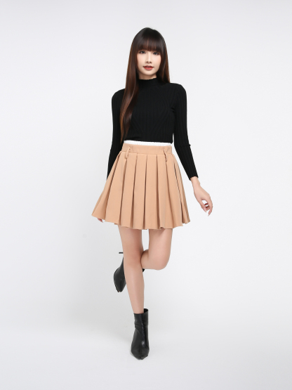 Pleated SKirt Pants 35991