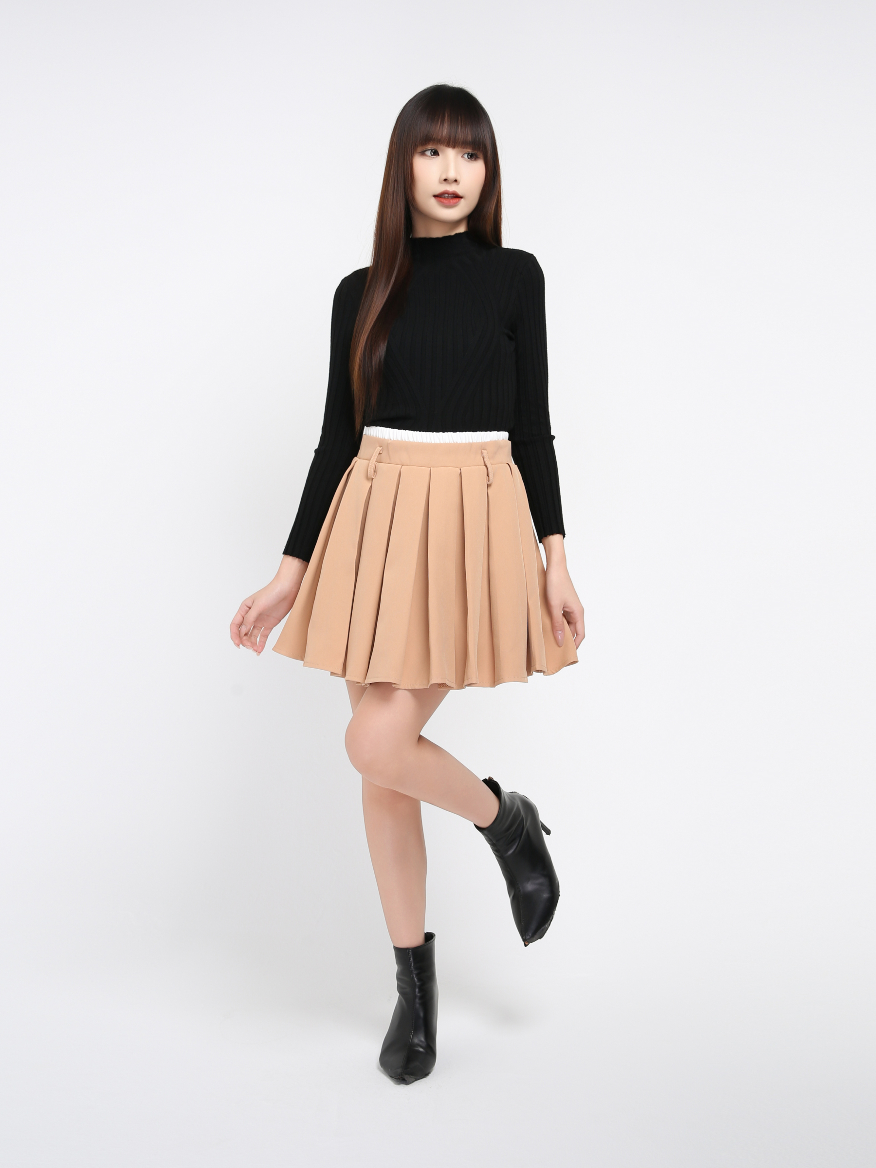 Pleated SKirt Pants 35991