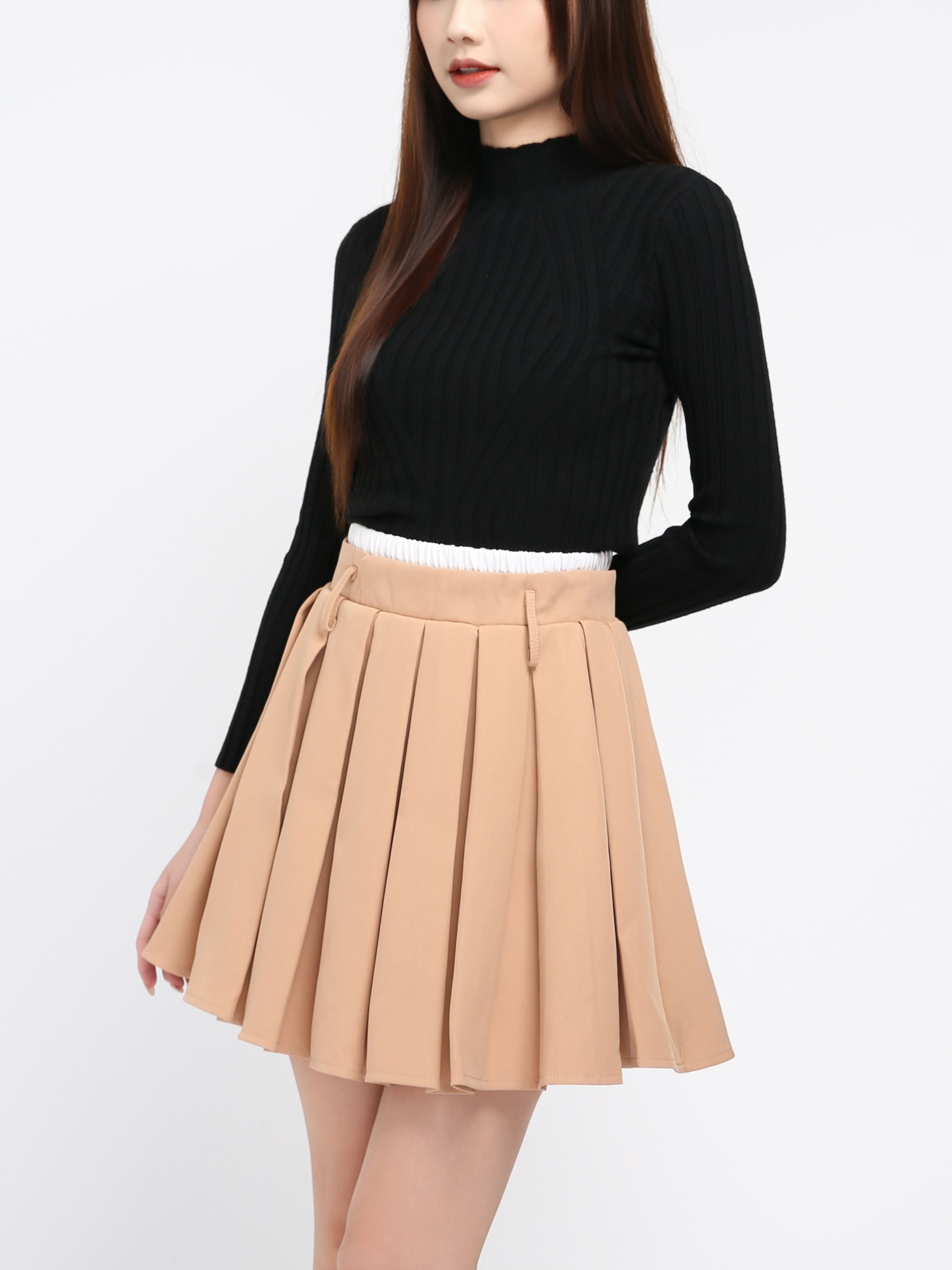 Pleated SKirt Pants 35991