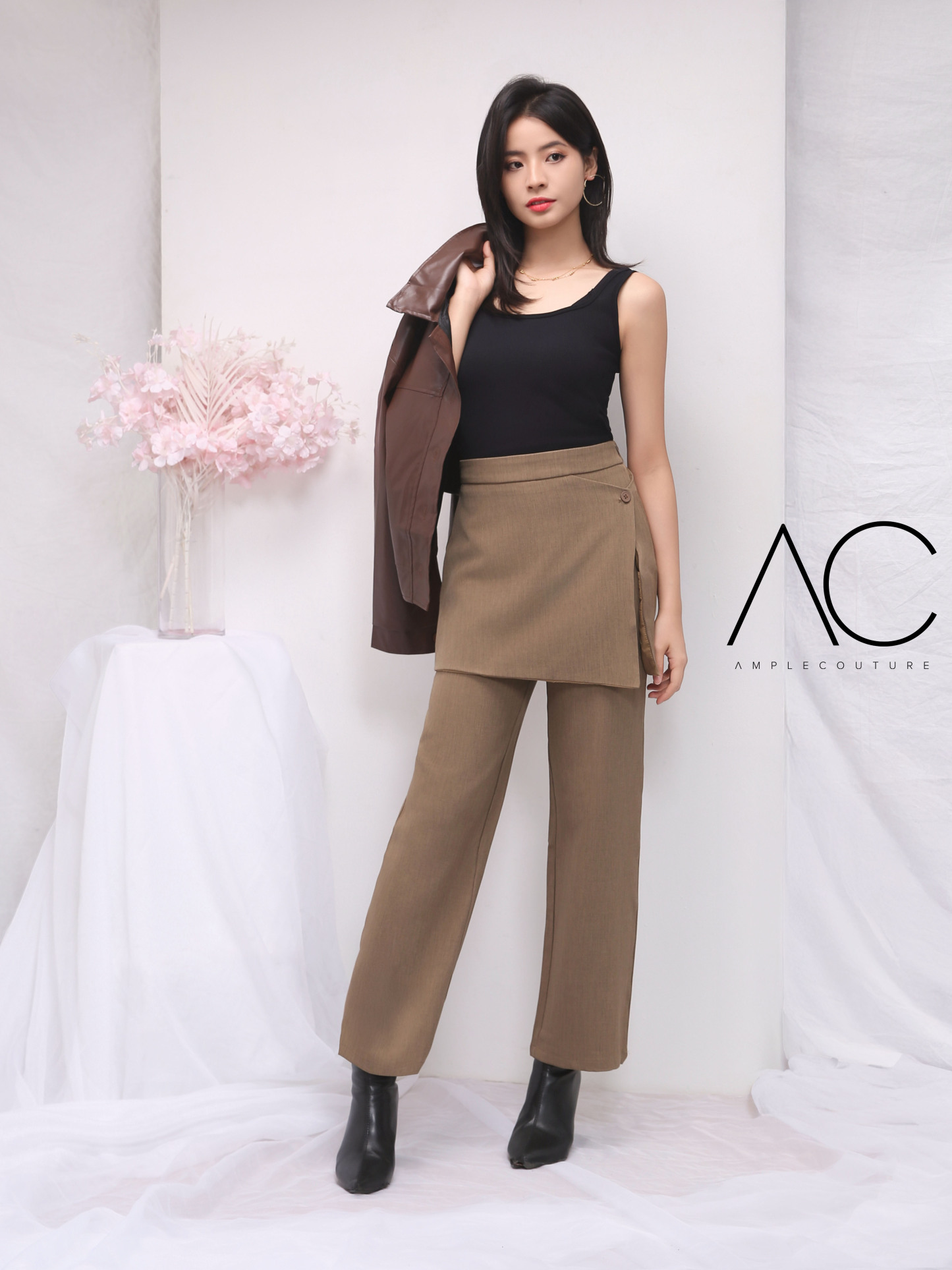 Fake Two Pieces Long Pant 42123