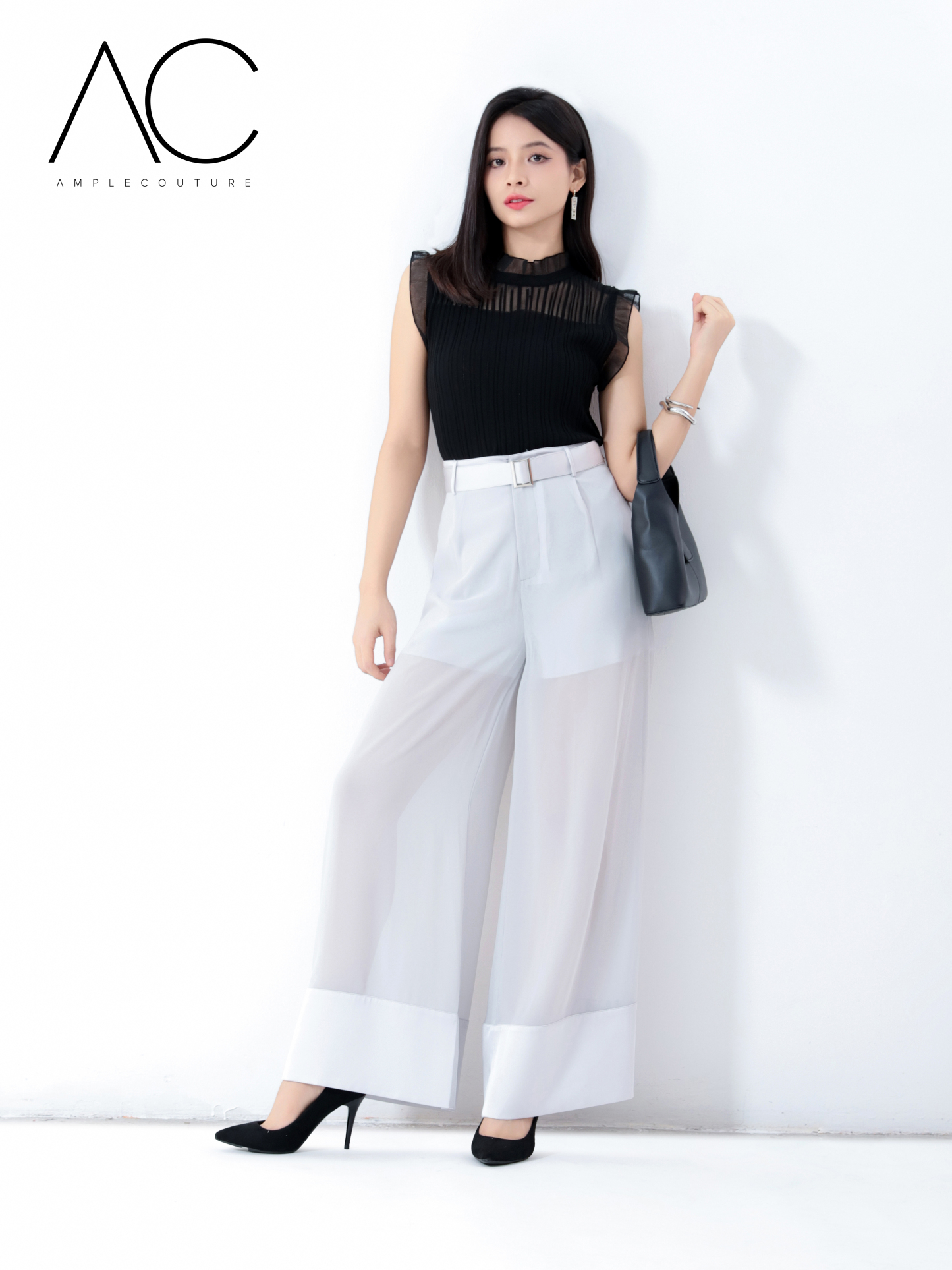 Sleeveless Net Top 36163