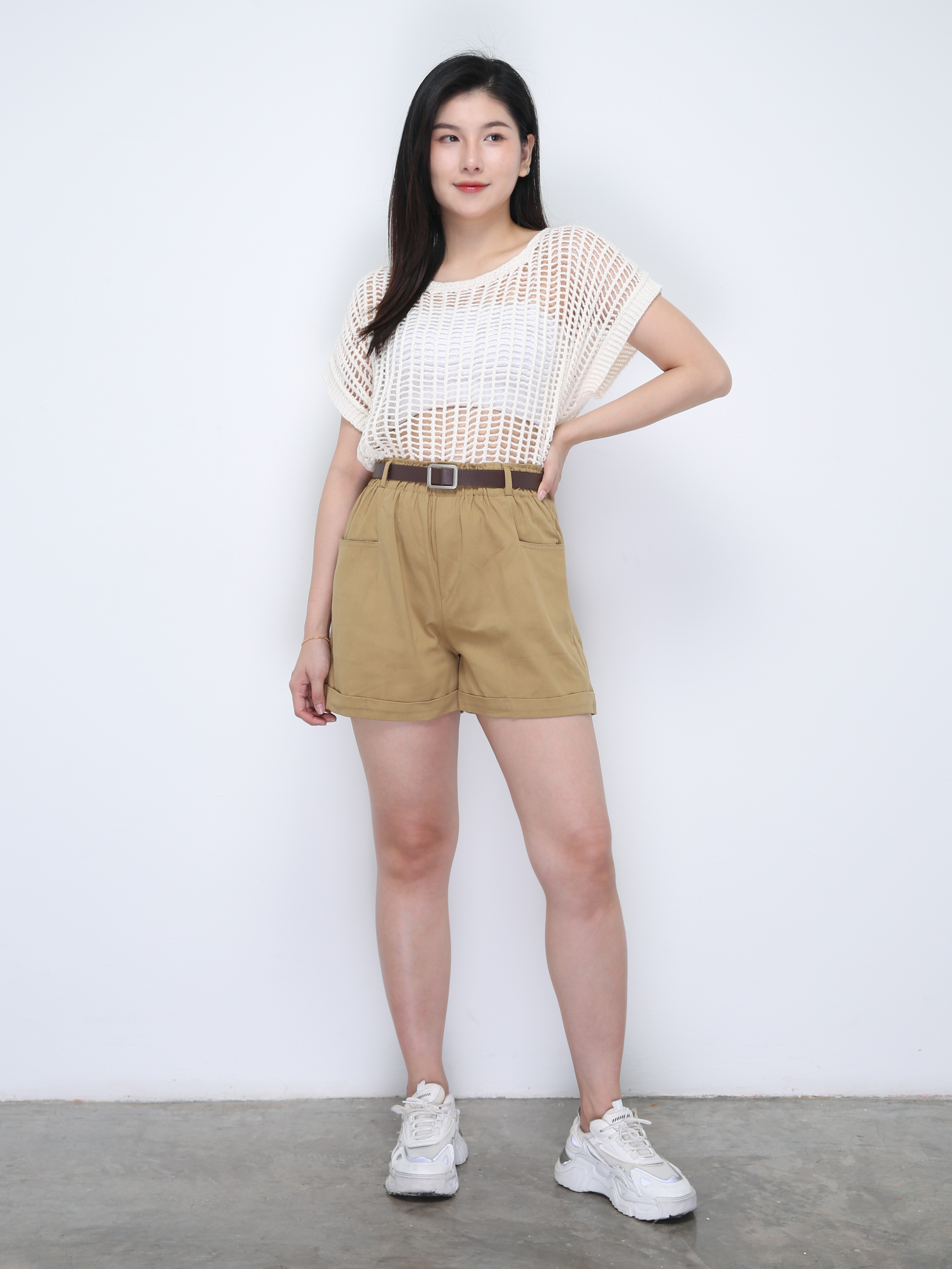With Belt Short Pants 36391