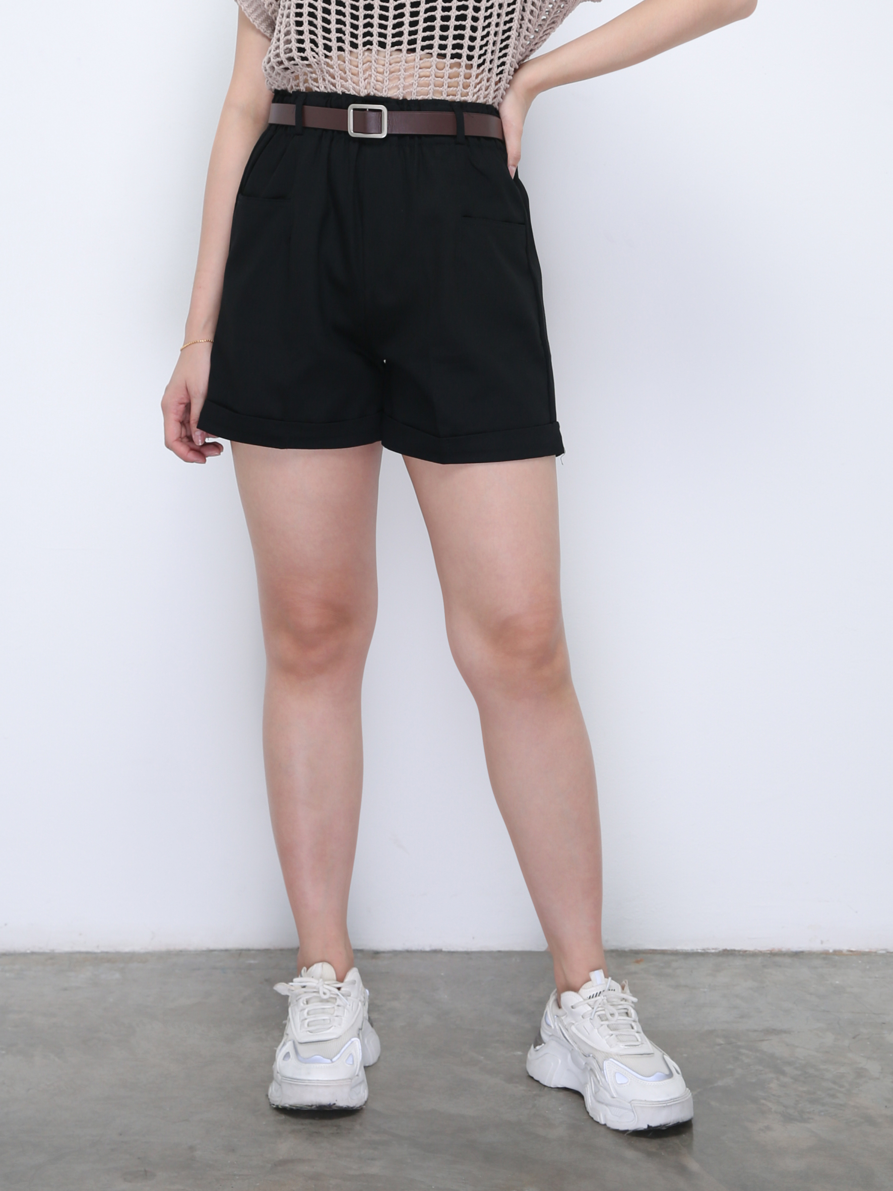 With Belt Short Pants 36391