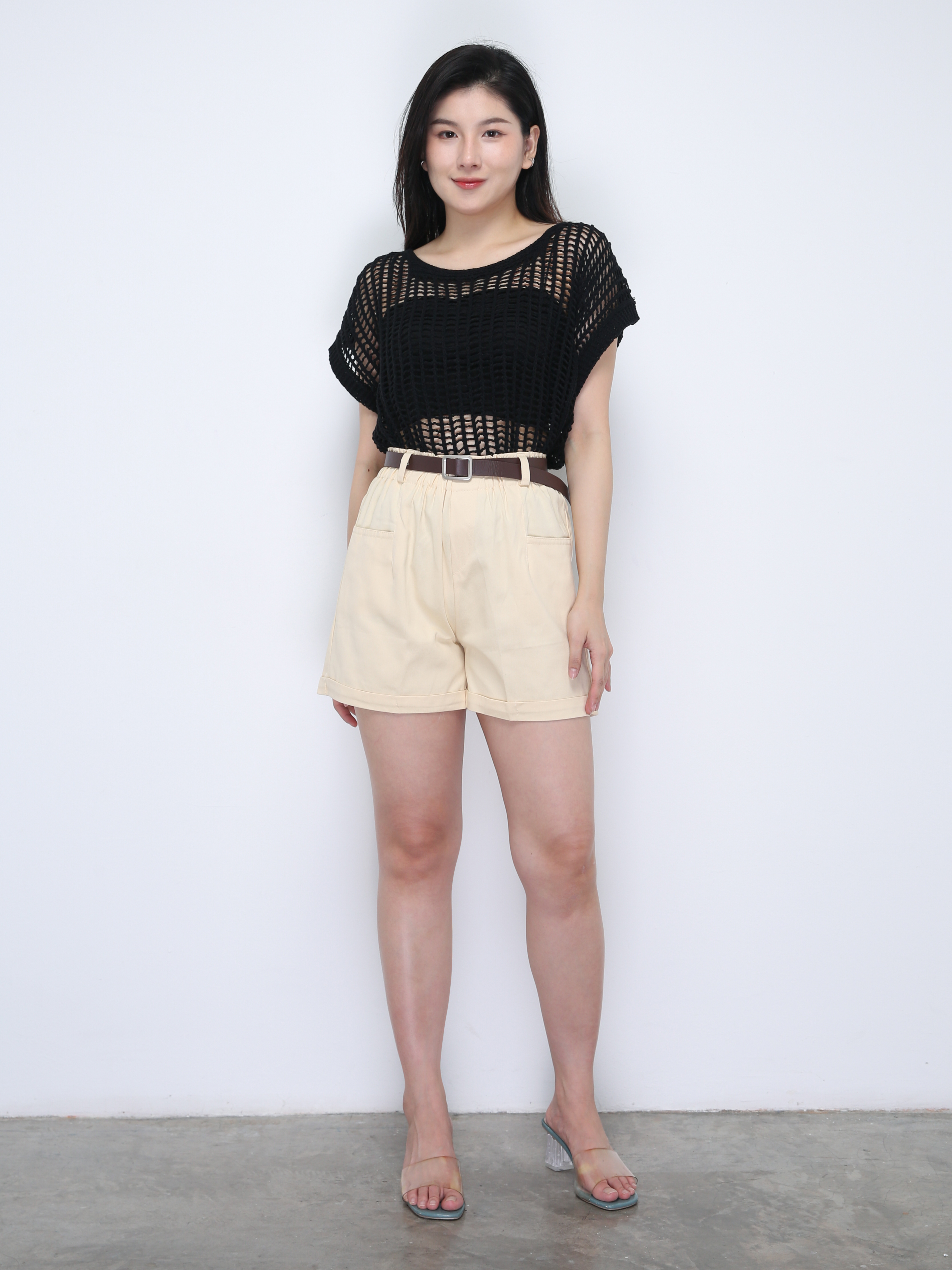 With Belt Short Pants 36391