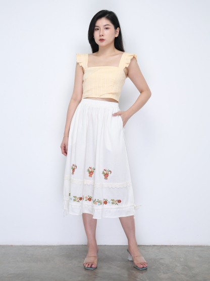 Sleeveless Back Zip Top 36332