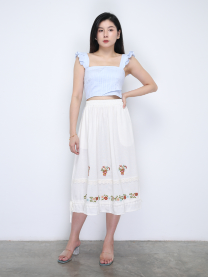 Sleeveless Back Zip Top 36332