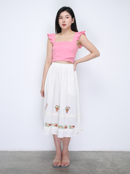 Sleeveless Back Zip Top 36332