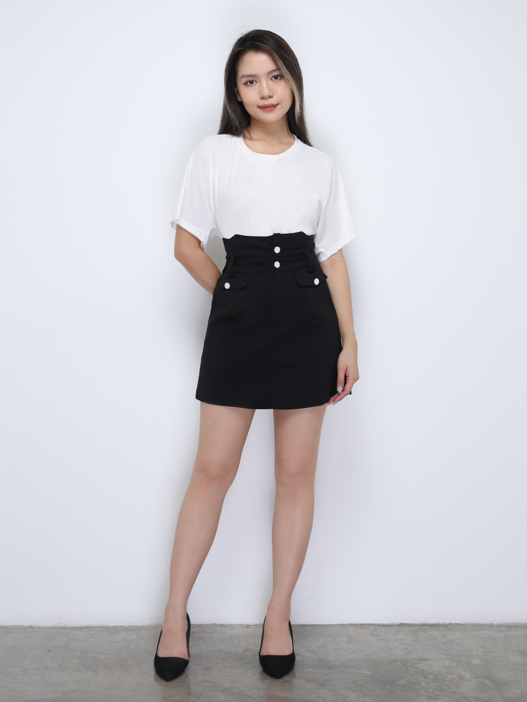 Casual Wear Waist Drawstring Top 36355