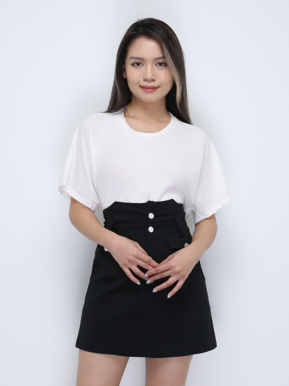 Casual Wear Waist Drawstring Top 36355