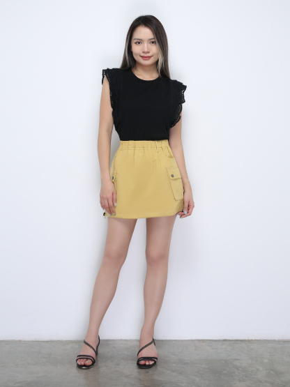 Side Pocket Skirt Pants 36394