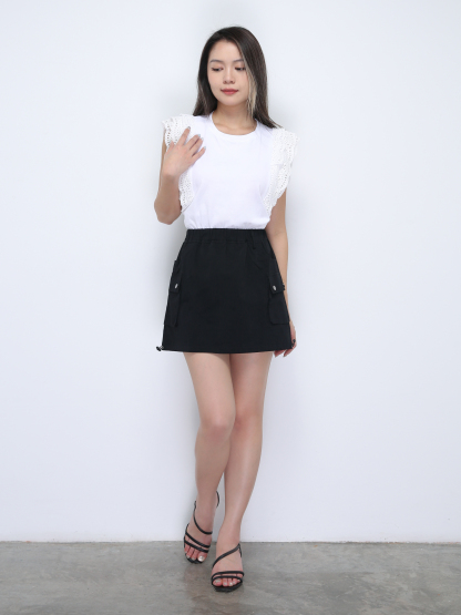 Side Pocket Skirt Pants 36394