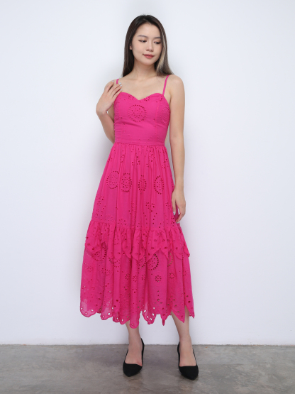 Sleeveless Eyelet Dress 36398