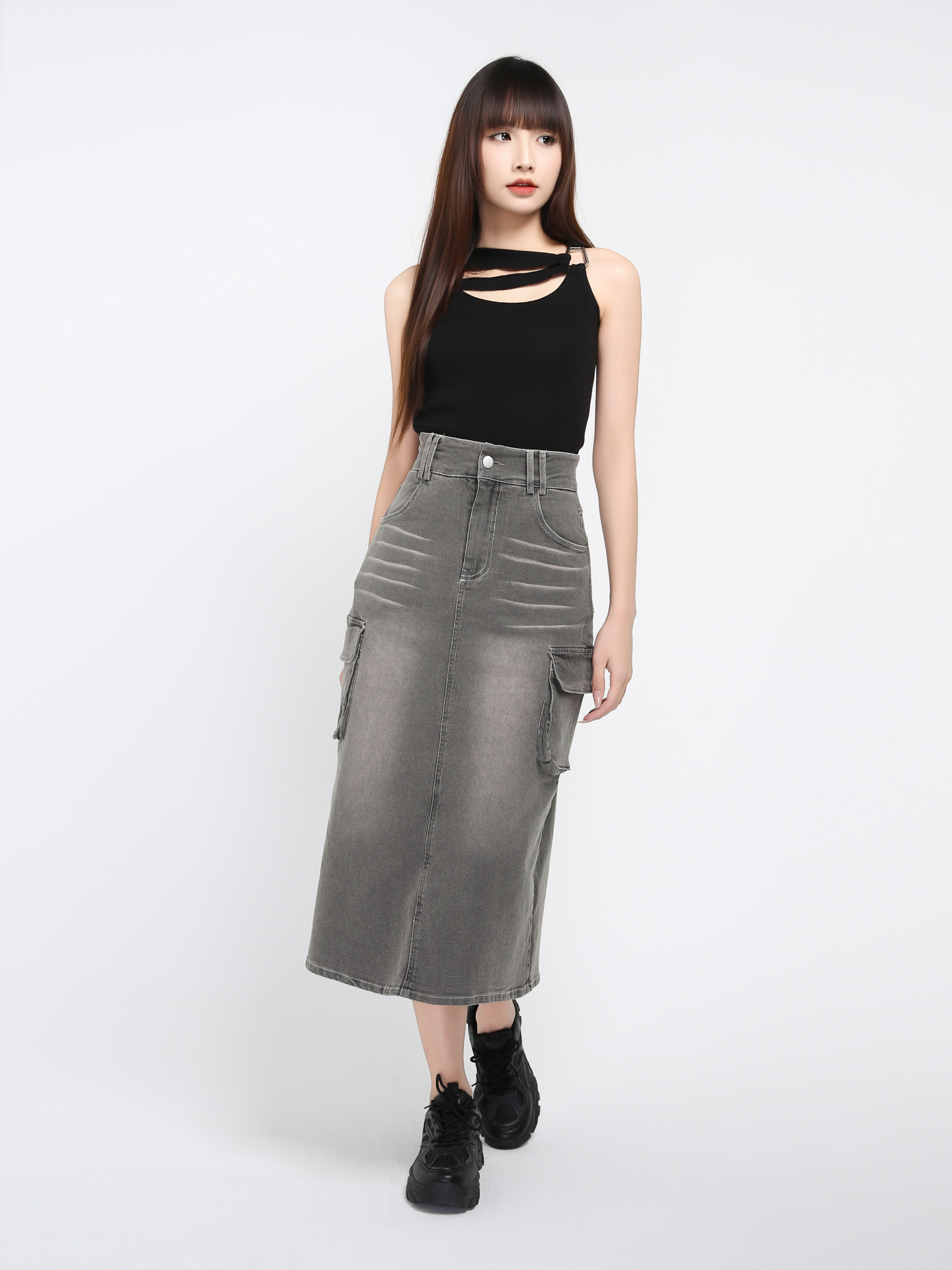 Sleeveless With Hole Top 36455