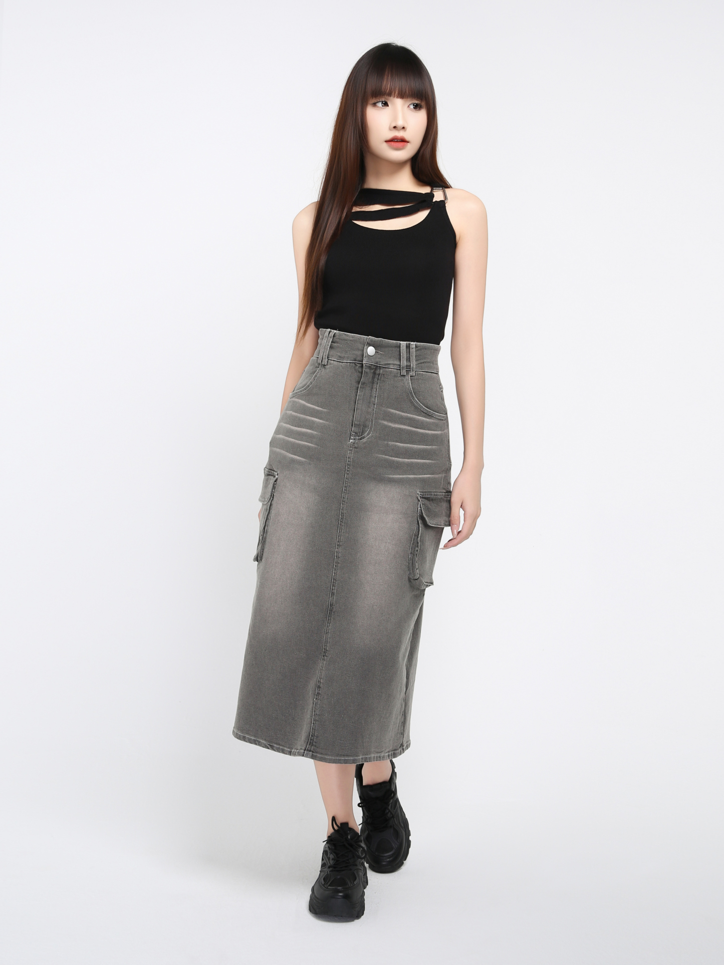 Sleeveless With Hole Top 36455