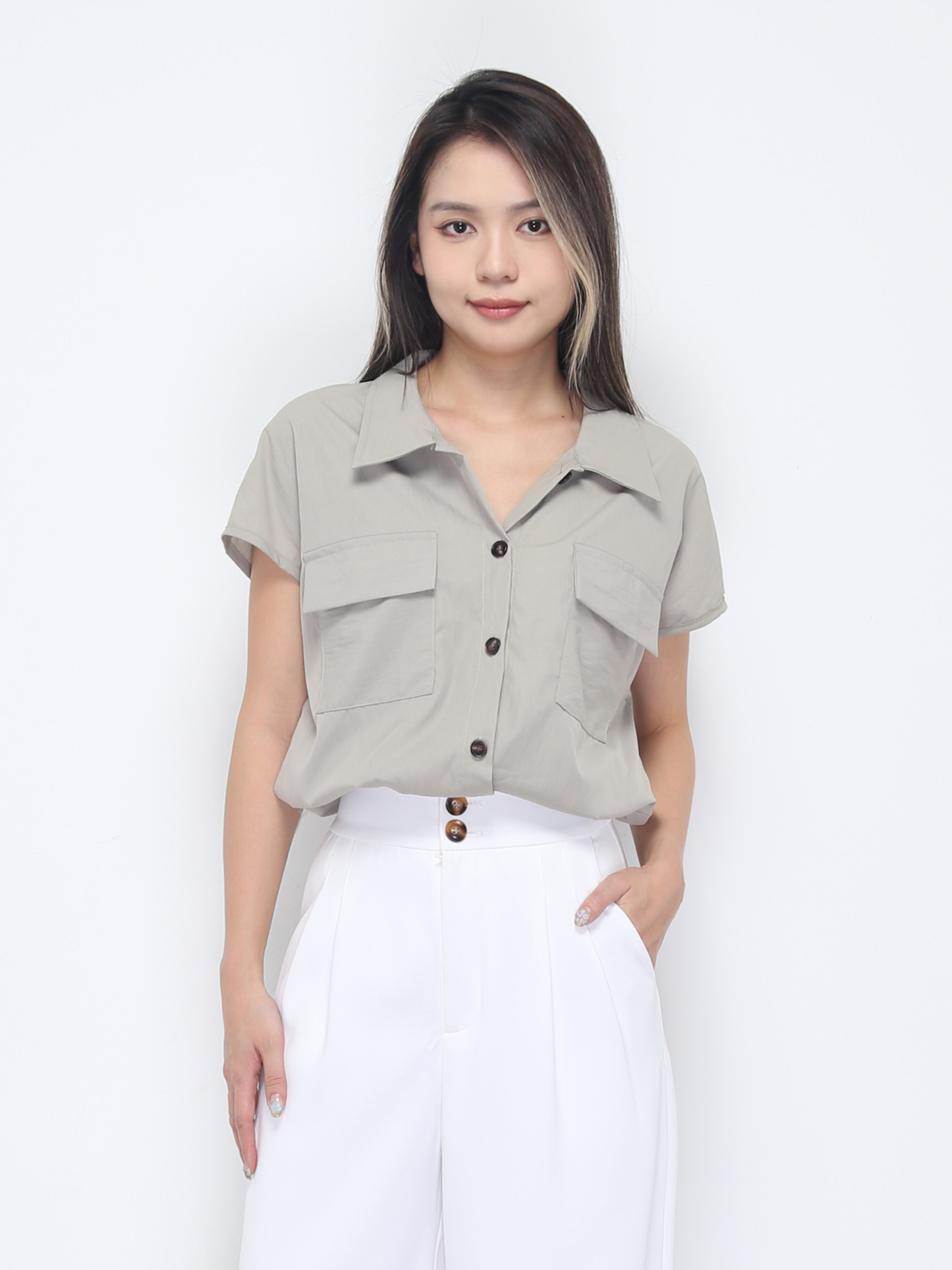 Waist Drawstring Top 36547