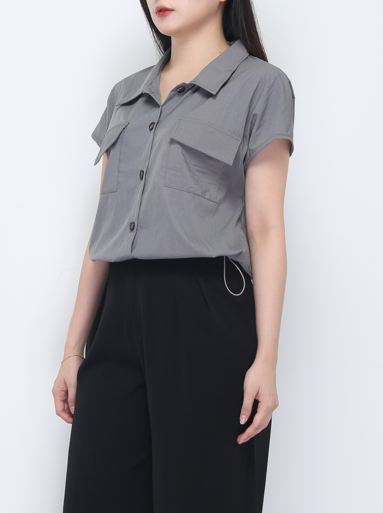 Waist Drawstring Top 36547