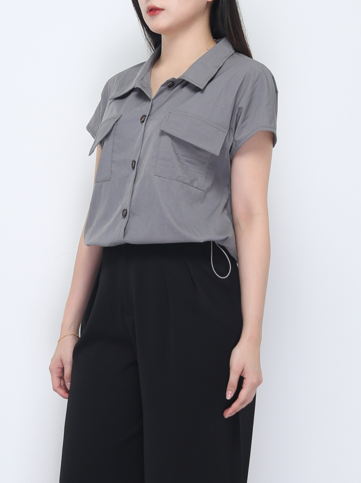 Waist Drawstring Top 36547