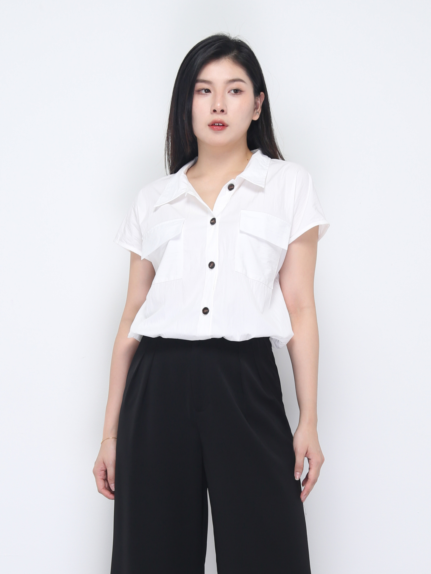 Waist Drawstring Top 36547