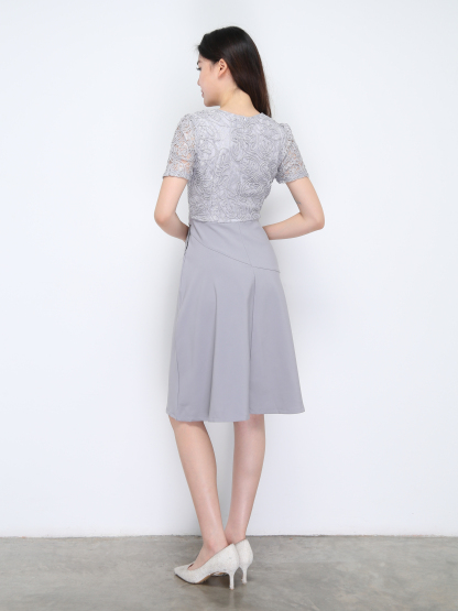 With Lace Dress 36588