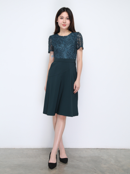 With Lace Dress 36588