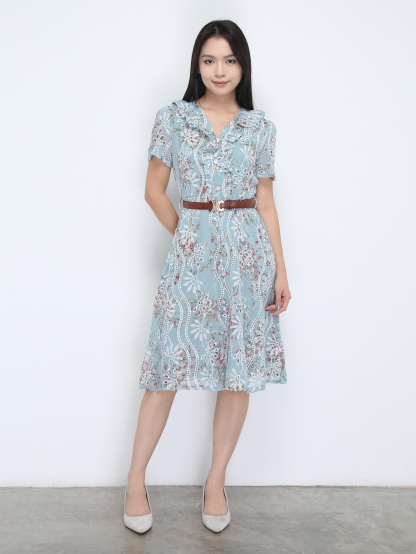 Eyelet Floral Dress 36667