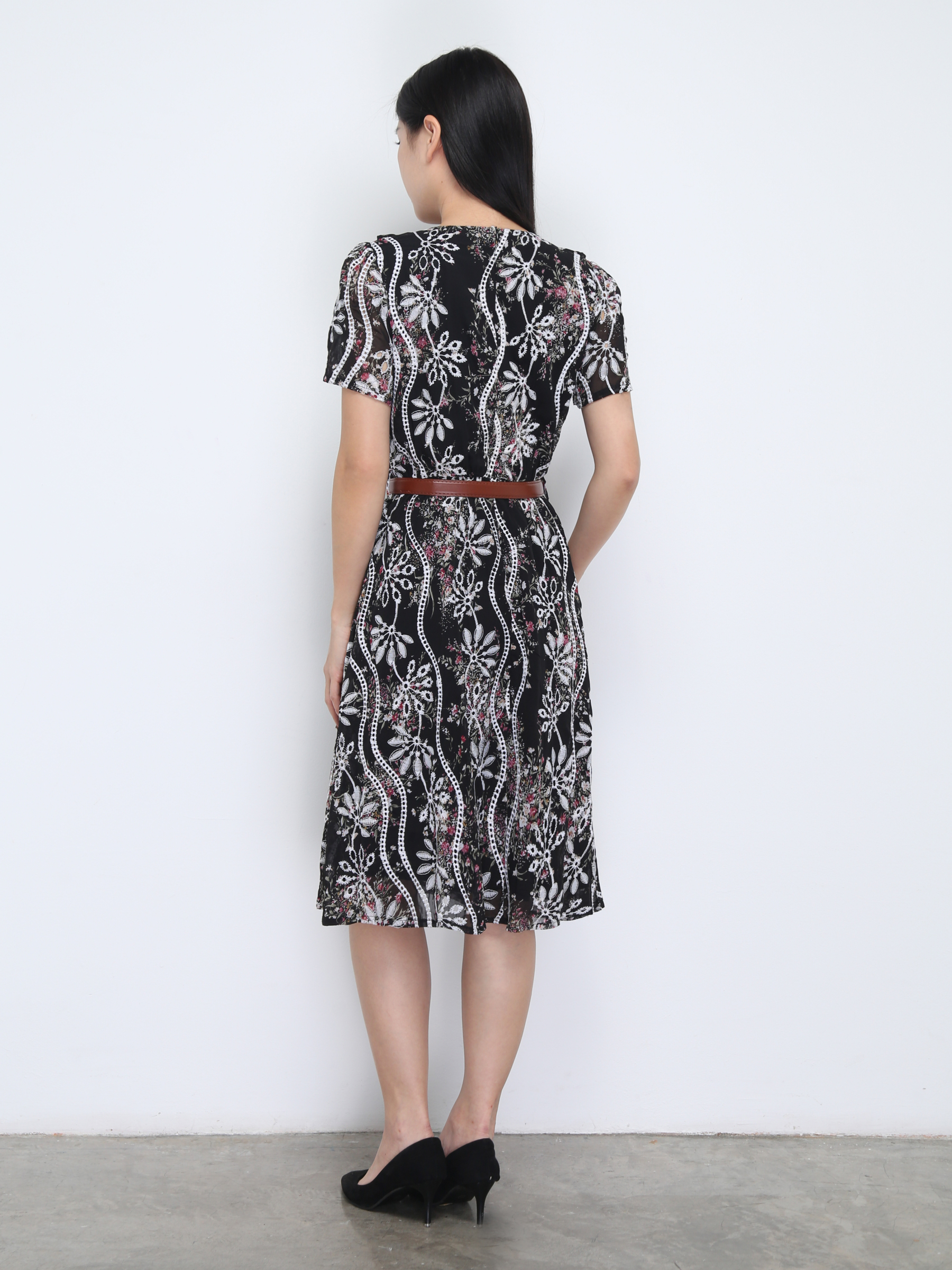 Eyelet Floral Dress 36667