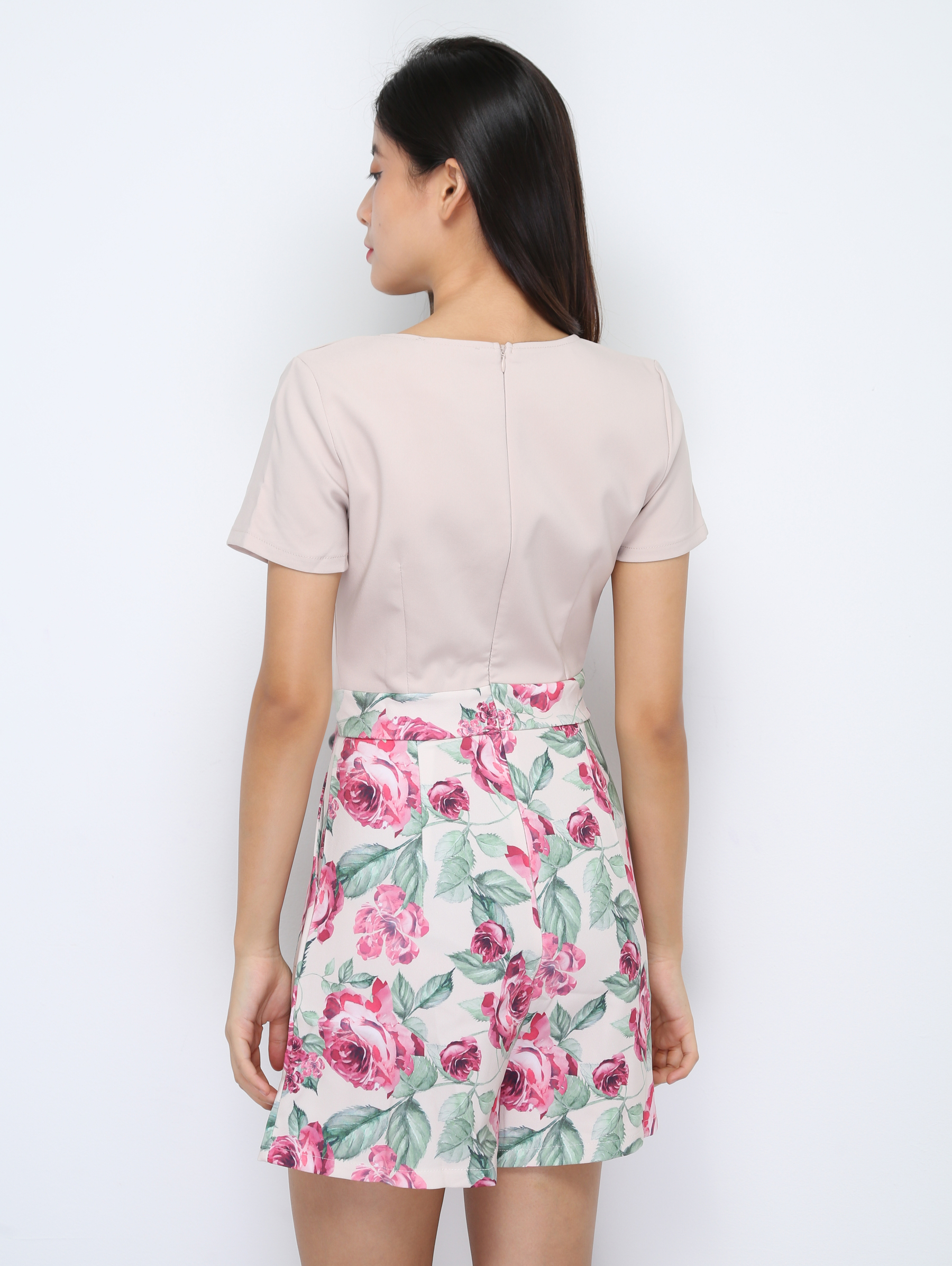 With Floral Jumpsuit 36819