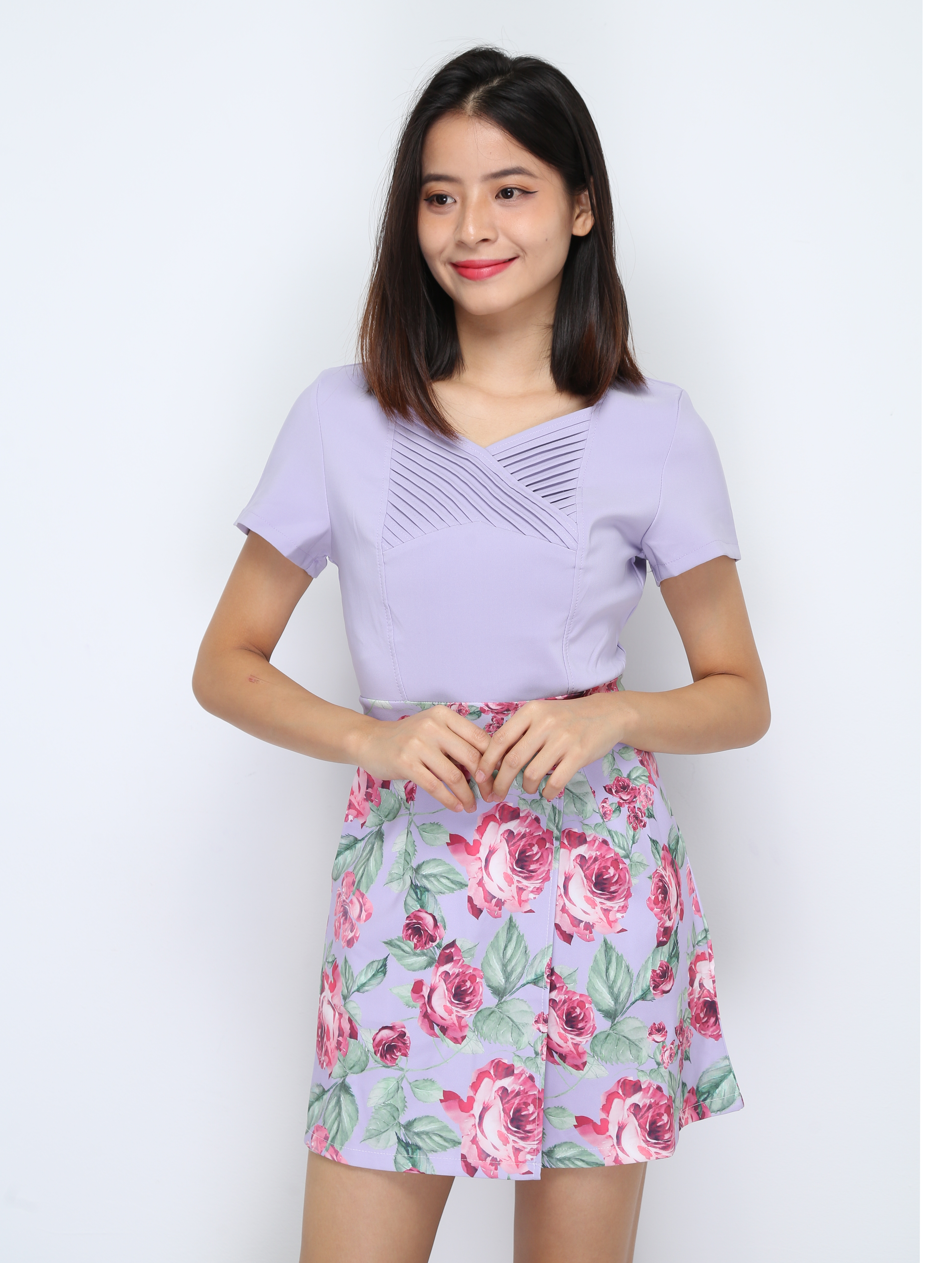 With Floral Jumpsuit 36819