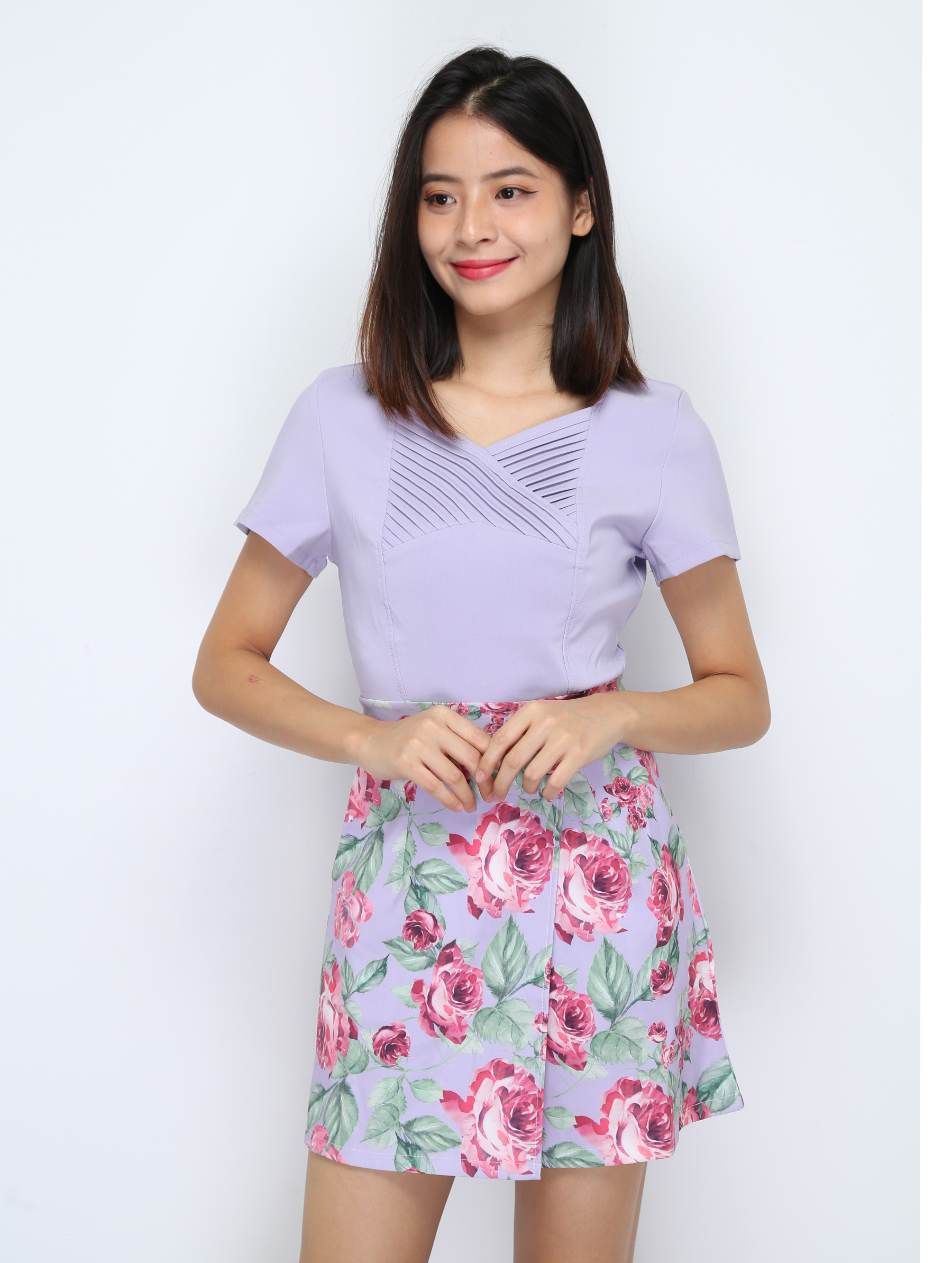 With Floral Jumpsuit 36819