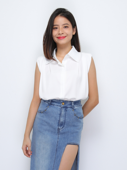 Sleeveless BLouse 36954