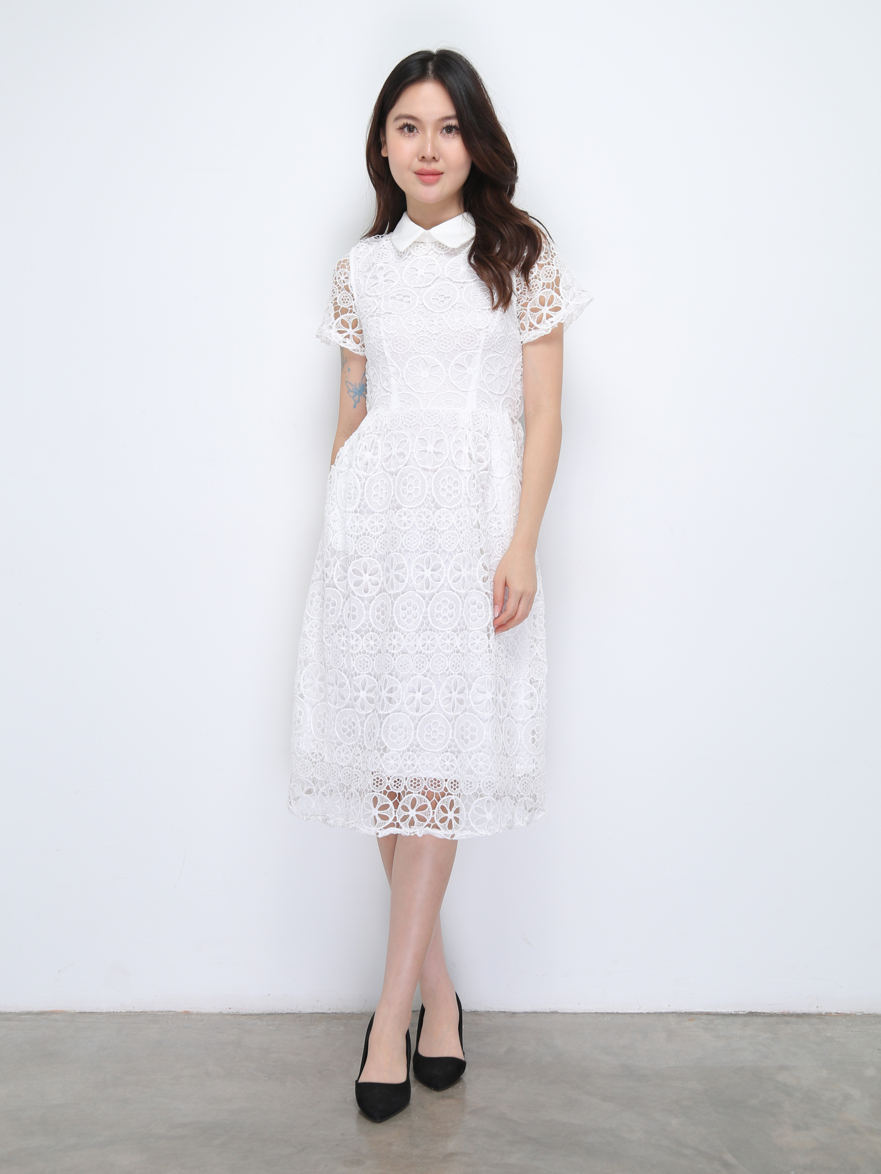 Eyelet Lace Dress 36970