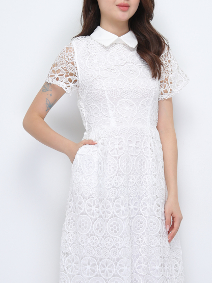 Eyelet Lace Dress 36970