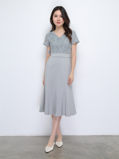 With Lace Dress 37021