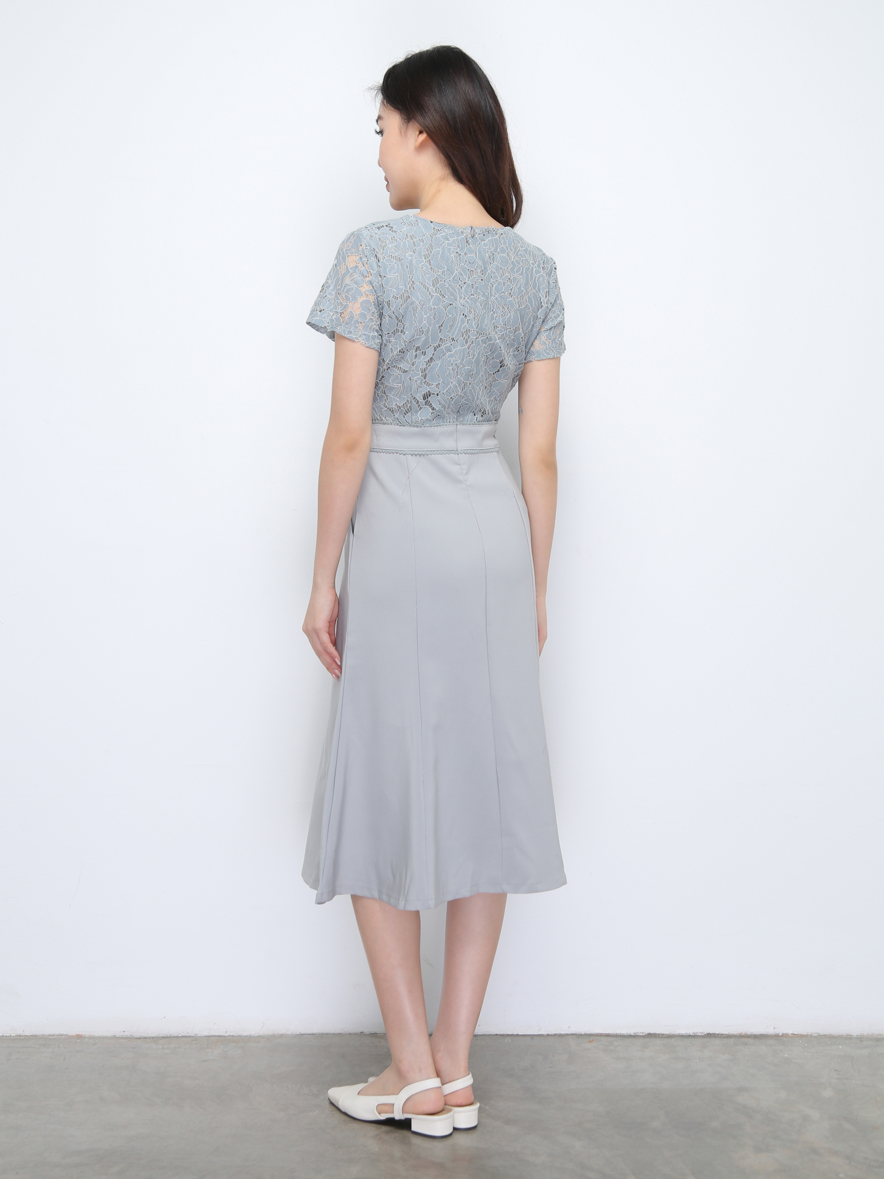 With Lace Dress 37021