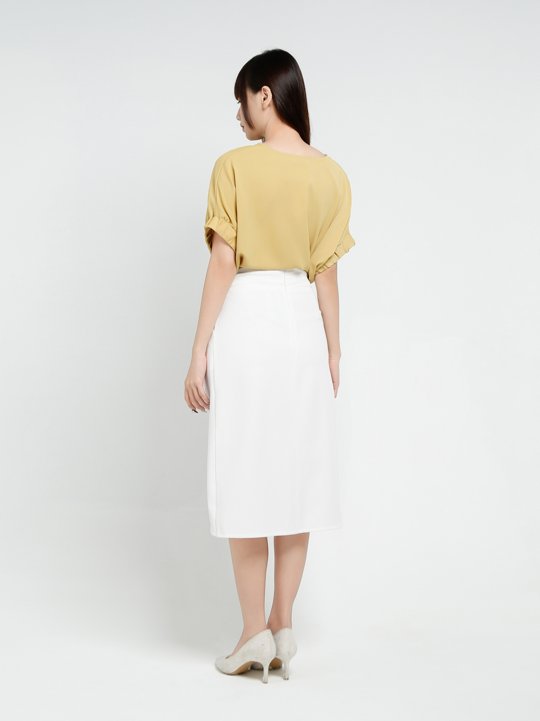 High Waist Wrap Skirt 37041