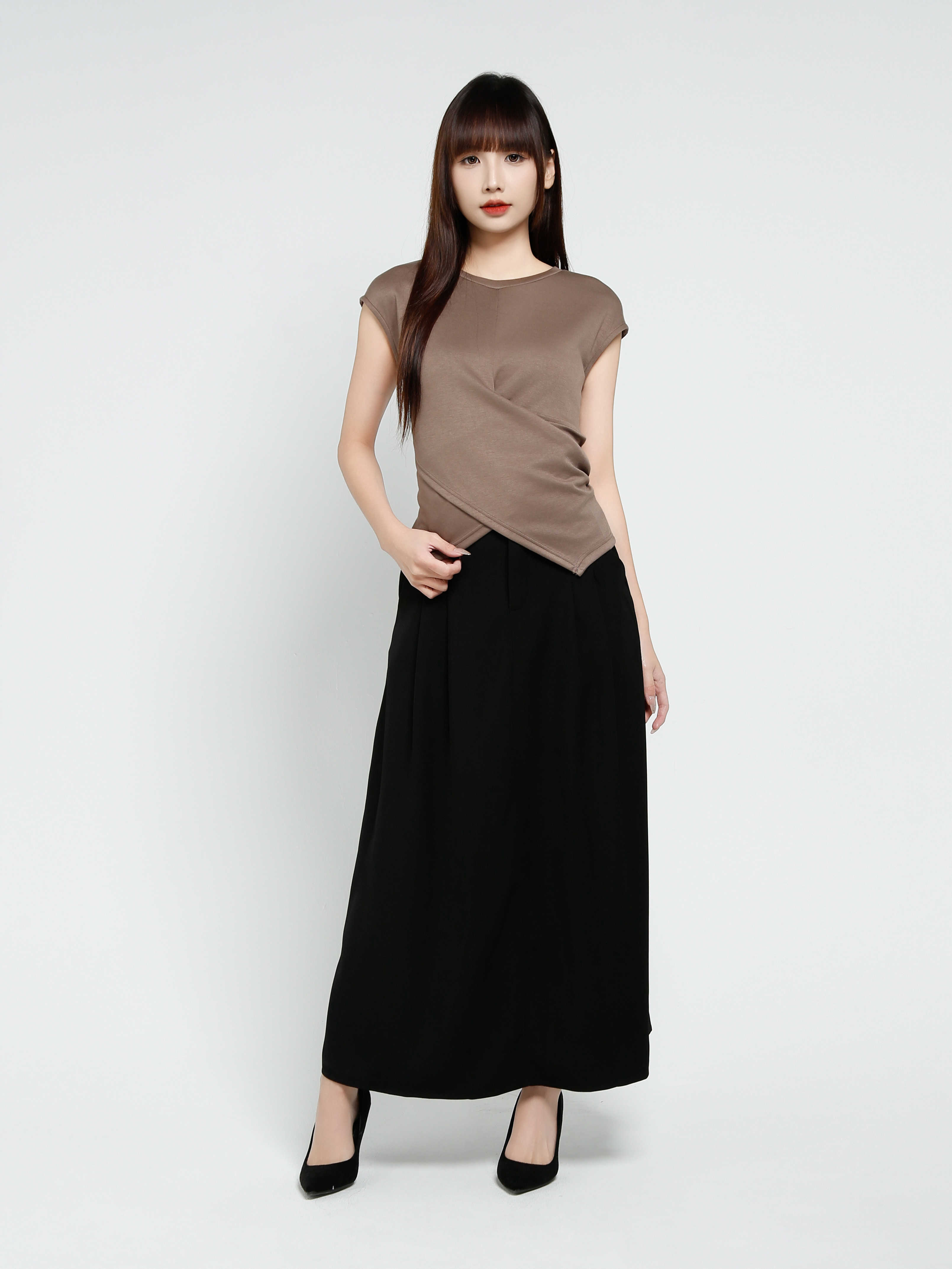 Sleeveless Wrap Top 37049