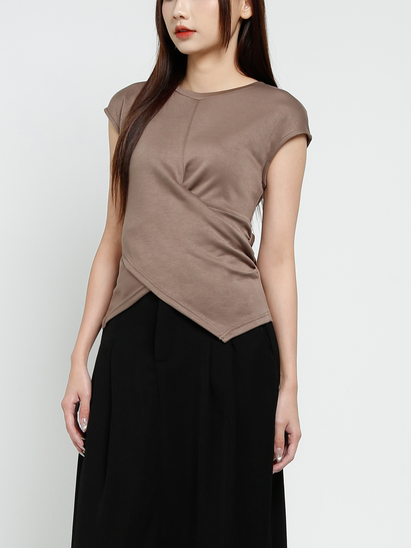 Sleeveless Wrap Top 37049