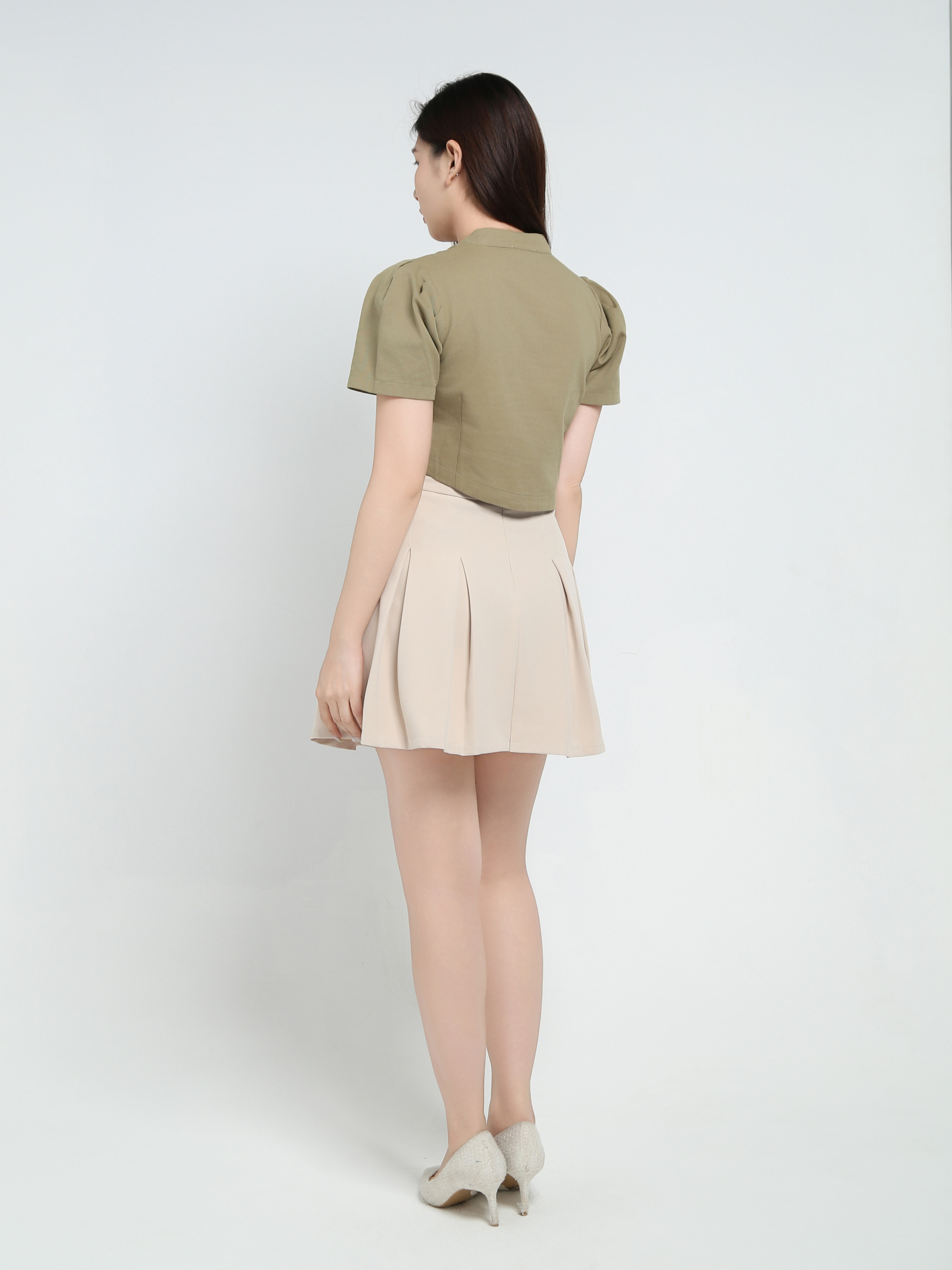 Short Sleeve Crop Top 37054