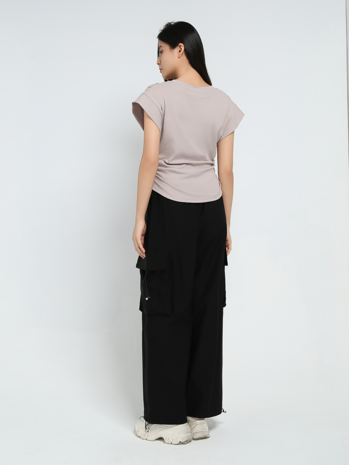 Side Pleated Top 37072