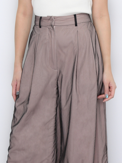 High Waist Wide Leg Long Pants 37073