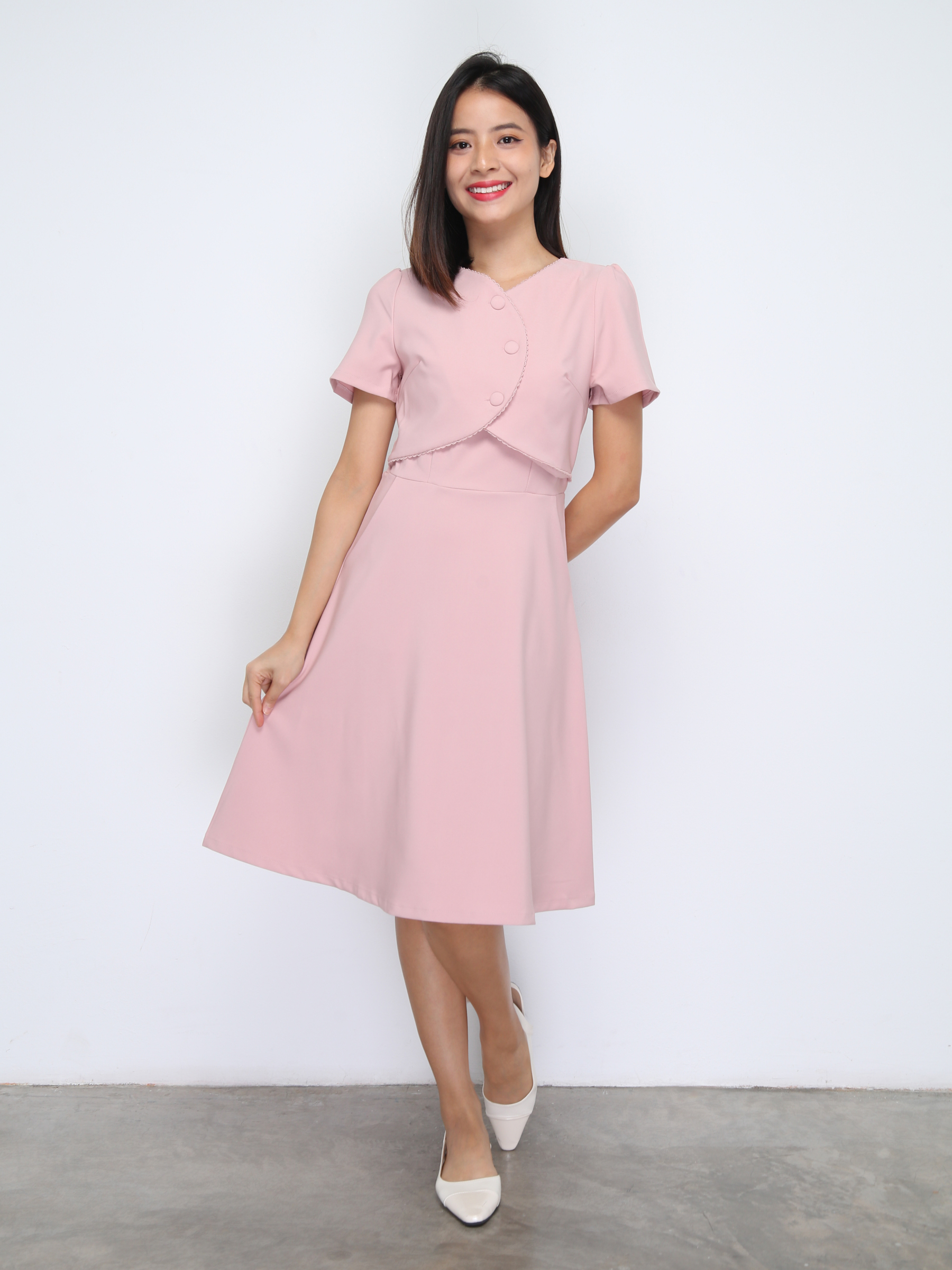 Fake Two Pieces Dress 37098