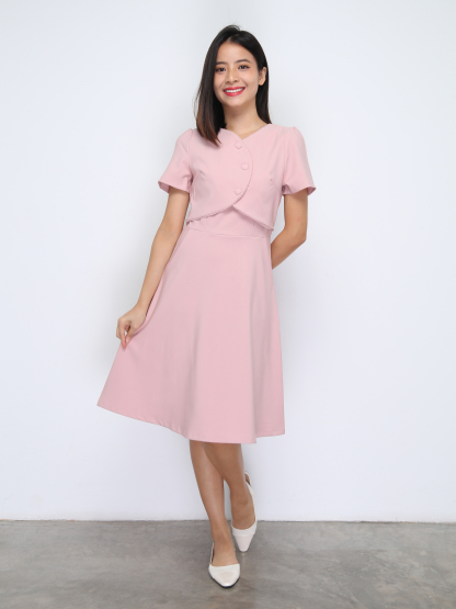 Fake Two Pieces Dress 37098