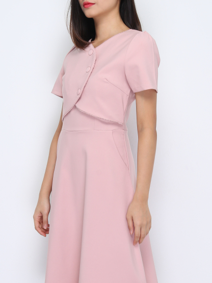 Fake Two Pieces Dress 37098