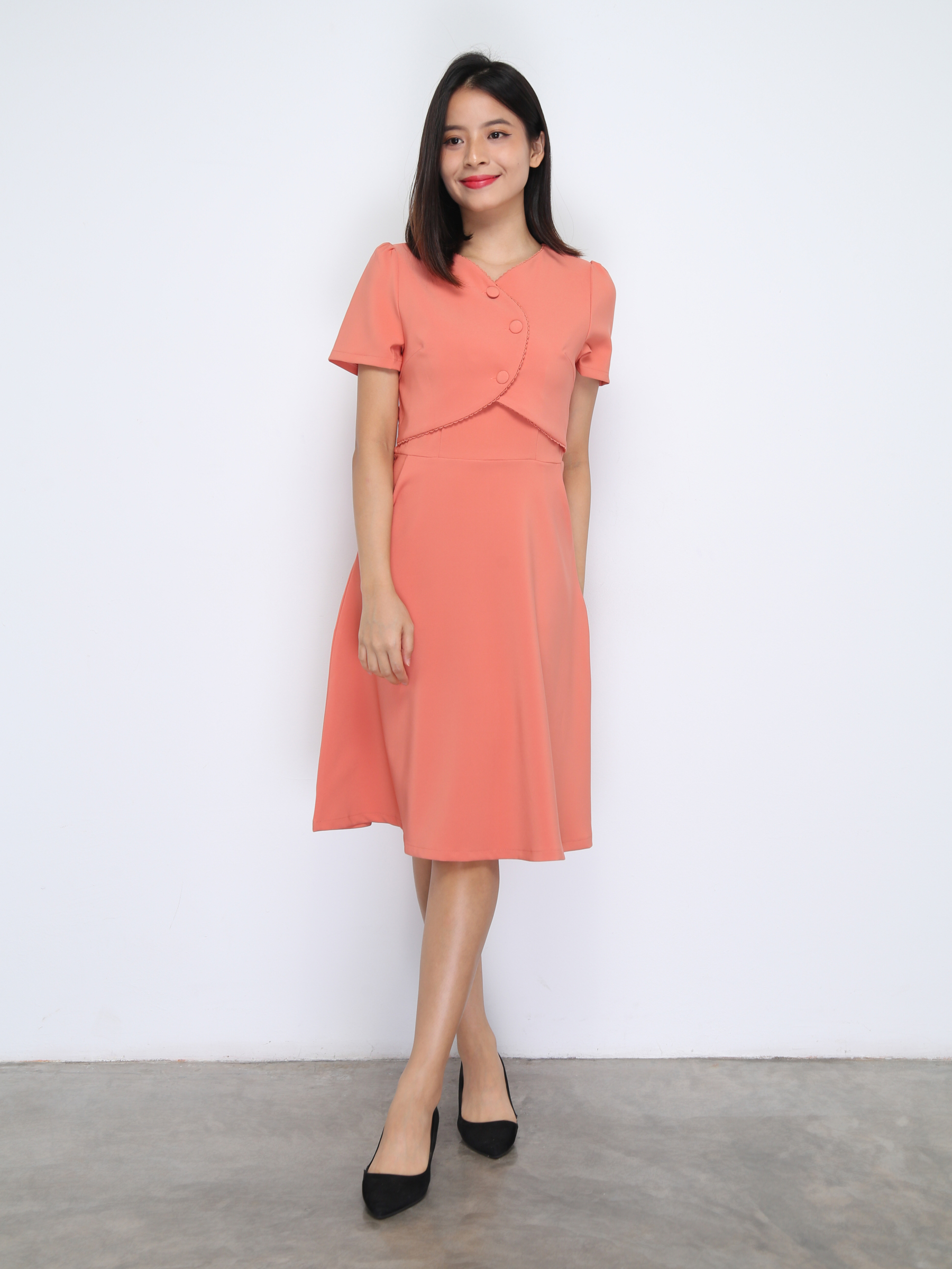 Fake Two Pieces Dress 37098