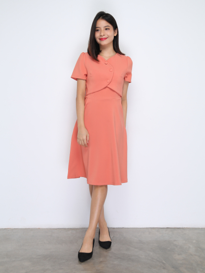 Fake Two Pieces Dress 37098